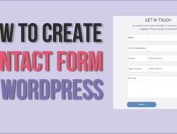 How to Create a Contact Form  in WordPress – Using WPForms – EASY