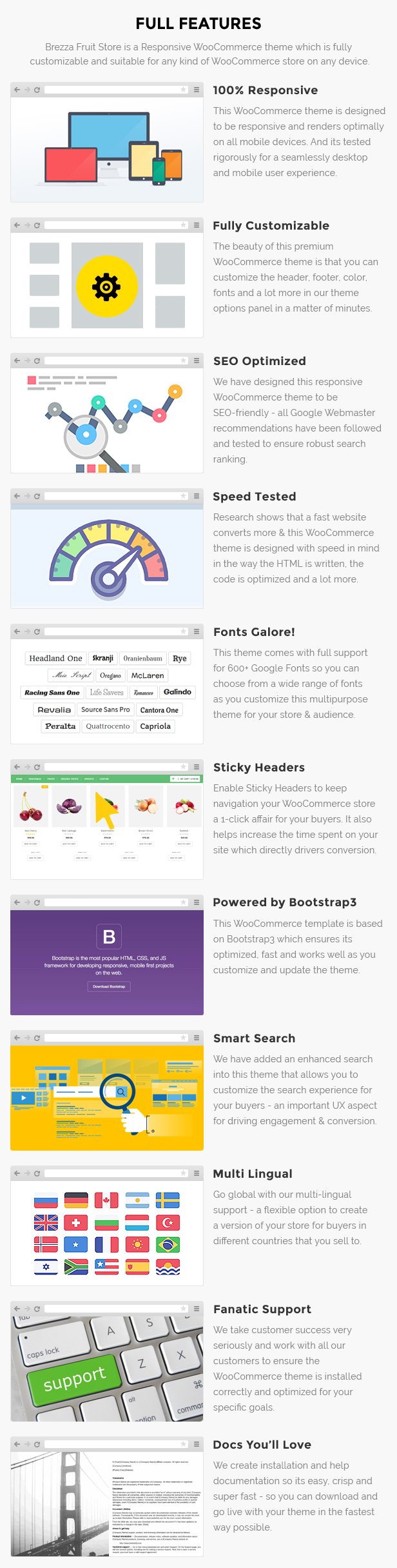 Fruits store WooCommerce template