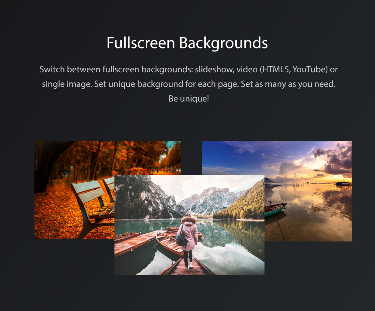 Photolio WordPress Fullscreen Backgrounds