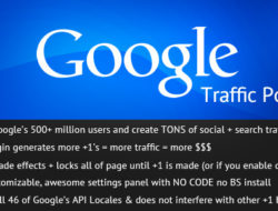 Google Traffic Pop for WordPress