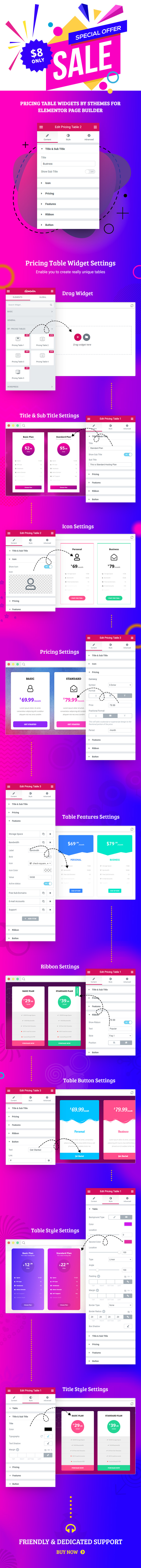 Pricing Table Widgets by SThemes for Elementor Page builder