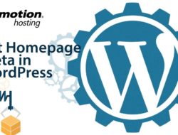How to Set your Homepage Meta in WordPress