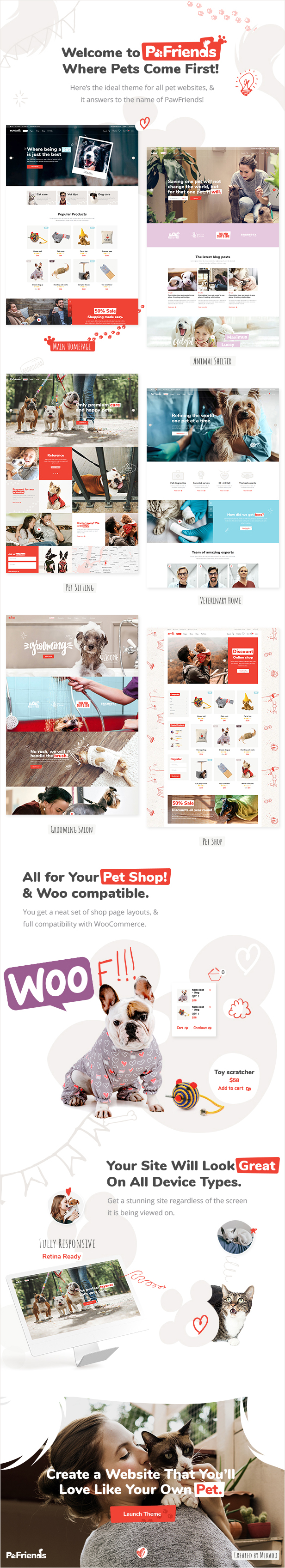 PawFriends - Pet Shop and Veterinary Theme - 1