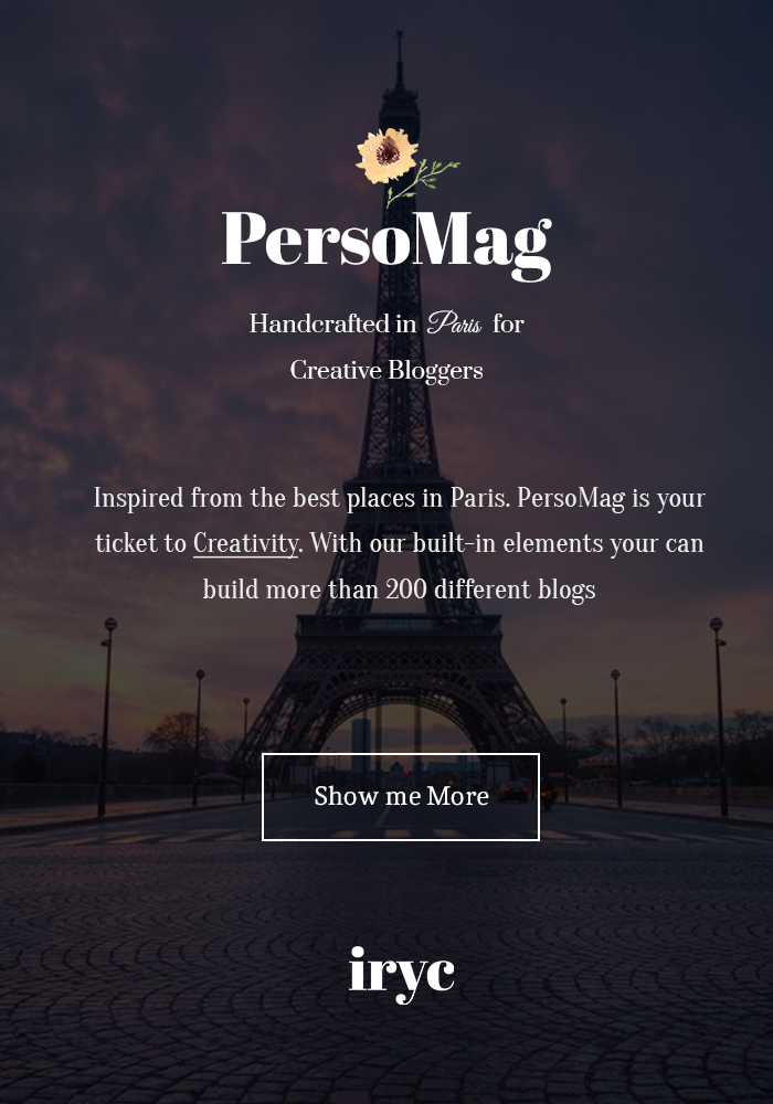 PersoMag - Personal Blog WordPress Theme - 1