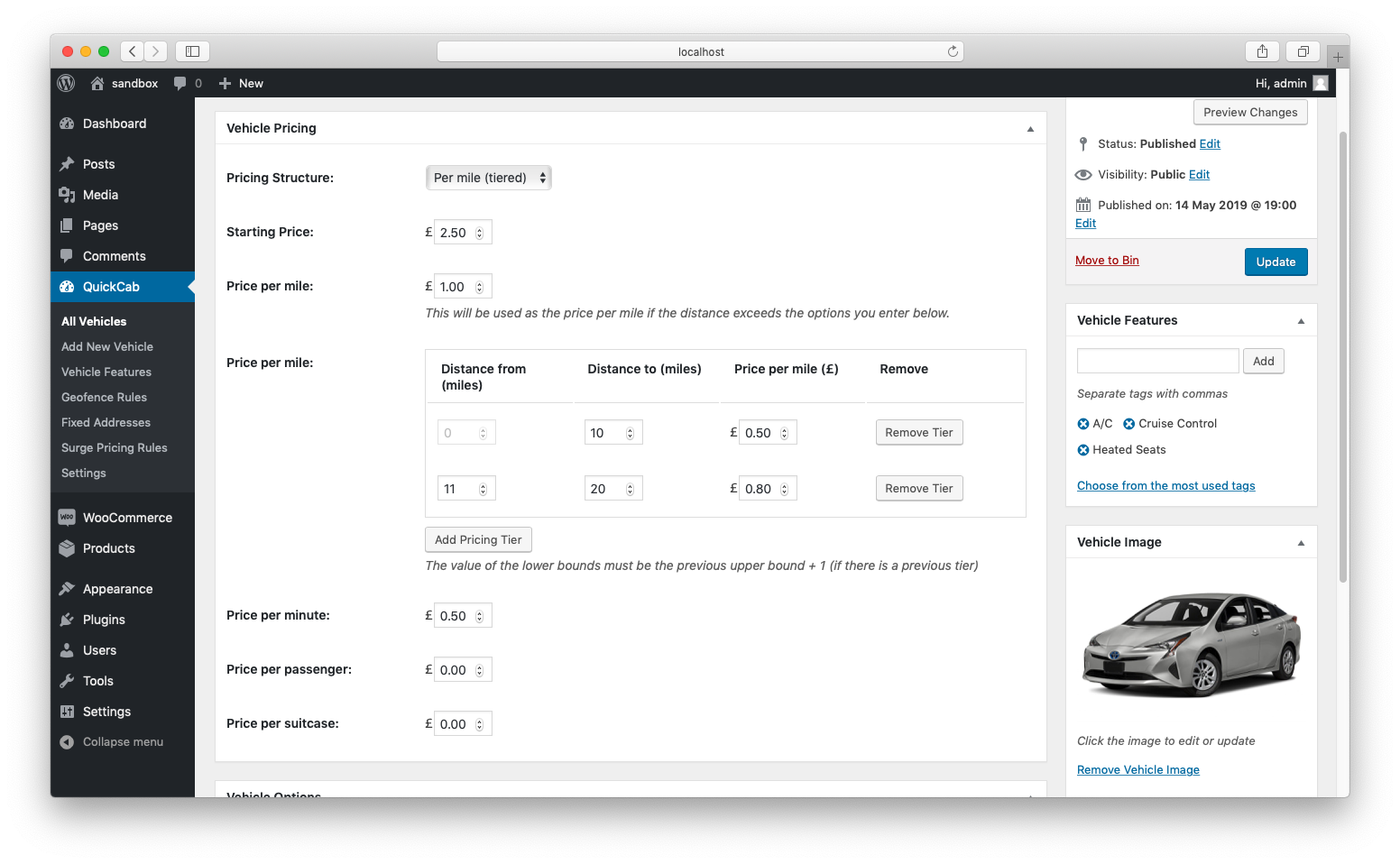 QuickCab: WooCommerce Taxi Booking Plugin - 4