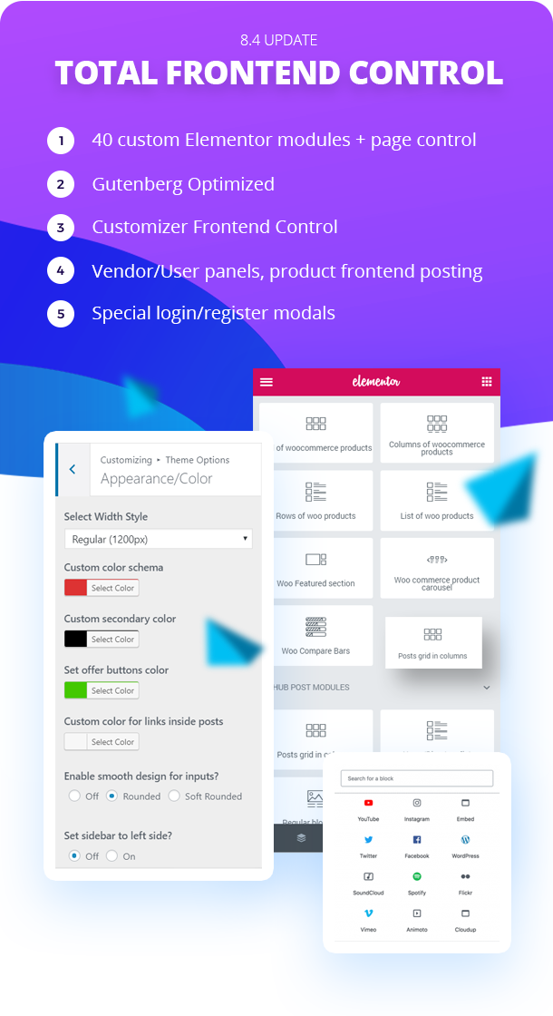 Best Marketplace theme for Elementor