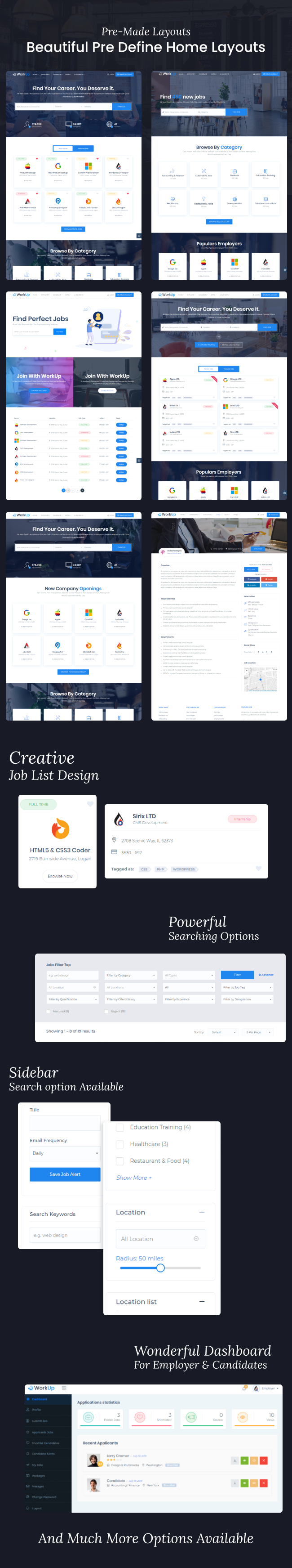 Workup – Job Board WordPress Theme - 4
