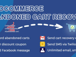 WooCommerce Abandoned Cart Recovery – Email – SMS – Facebook Messenger