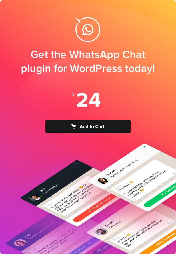 WhatsApp Chat - WordPress WhatsApp Chat plugin - 4
