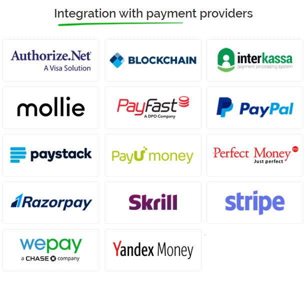 Payment providers